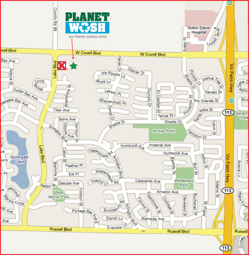 Planet Wash Map